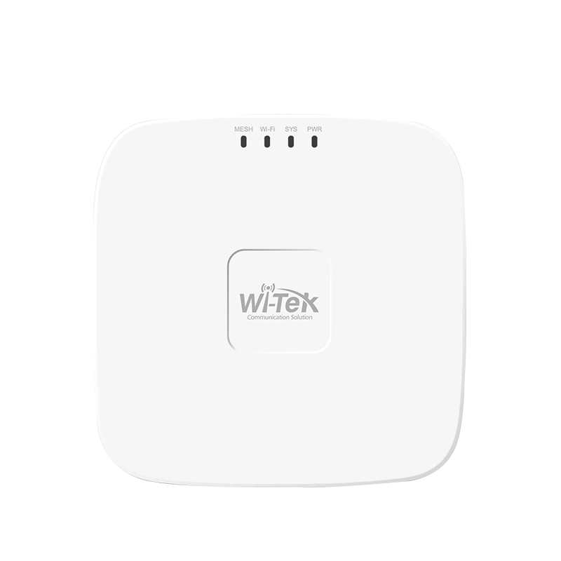 Wi-Tek WI-AP717MP Point d'accès MESH 1200 Mbps pour montage au plafond. 3 ports PoE Gigabit Ethernet. 300 Mbps à 2,4 GHz + 867 Mbps à 5 GHz.