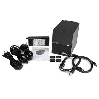 StarTech.com USB 3.0 / eSATA 4 x 3.5in Bay SATA UASP - HDD/SSD Supported