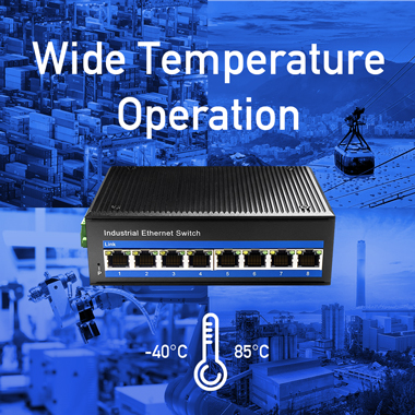 Cudy IG1008P Switch PoE industriel Gigabit à 8 ports