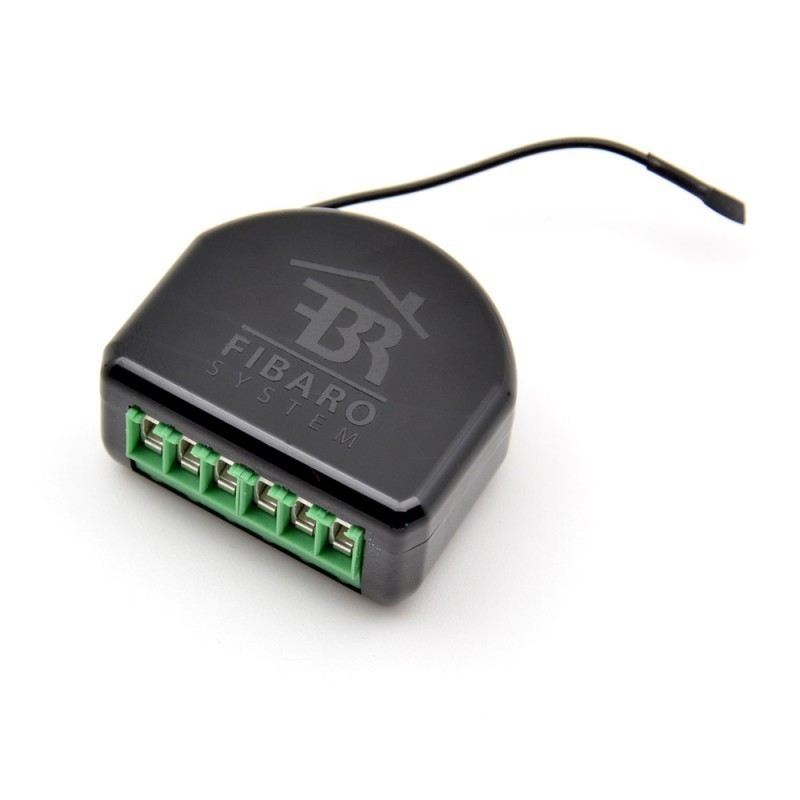 Fibaro FGS-224 Double Smart Module - Micromodule Z-Wave Plus à contact sec double sortie On/Off (remplace FGS-222)