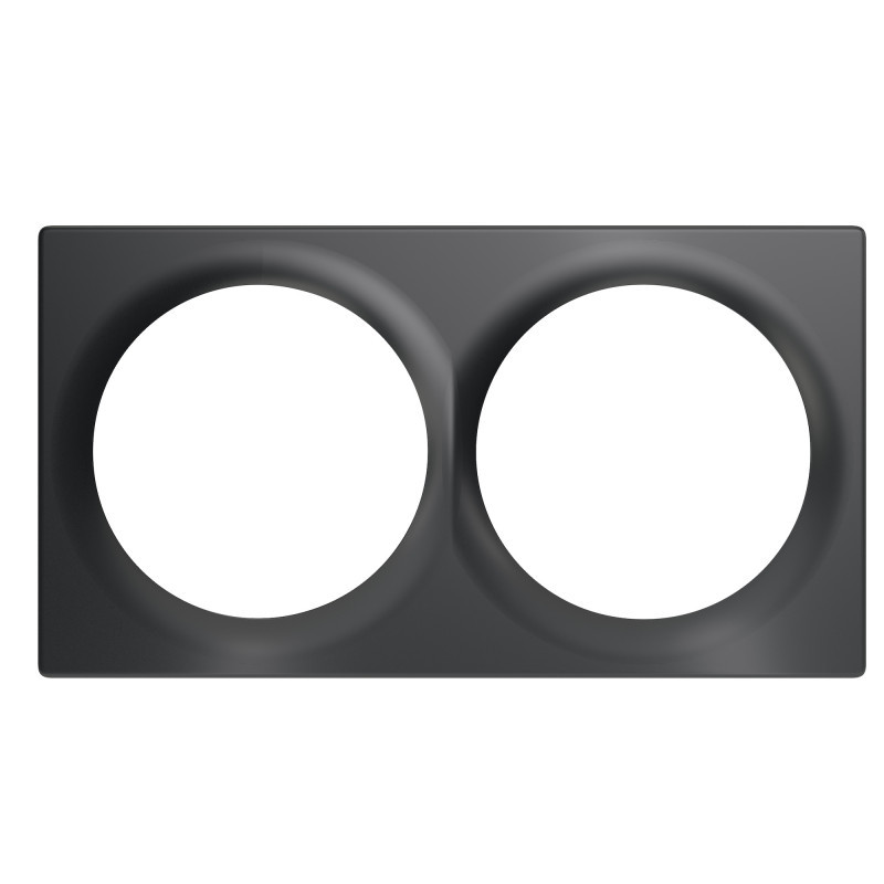 Plaque de finition Fibaro WALLI (Simple/Double/Triple) - Anthracite