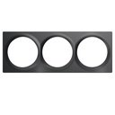 Plaque de finition Fibaro WALLI (Simple/Double/Triple) - Anthracite