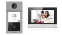 Hikvision DS-KIS604-S Kit d'interphone vidéo IP-POE 1x bouton d'appel Montage en surface Aluminium WIFI