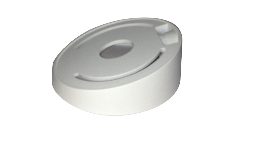 Hikvision DS-1259ZJ Support de plafond incliné pour caméras dômes - Plastique - 39,2 mm (H) x 111 mm (diamètre de base) - 200 g