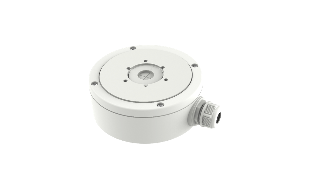 Hikvision DS-1280ZJ-S Boîte de jonction pour caméras dôme - Alliage d'aluminium - 53,4 mm (H) x 137 mm (diamètre de base) - 527 g