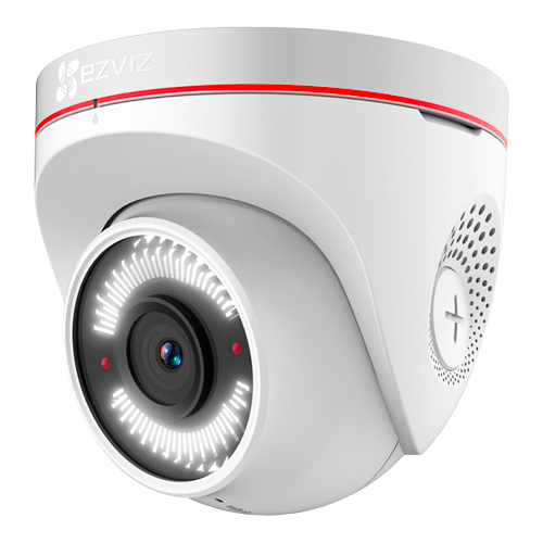 Ezviz EZ-C4W - Ezviz 2 MP Wifi Camera - Compression H.265 - 2.8 mm lens / IR 30 - Bidirectional audio - Sound and flash deterrents - Suitable for exterior IP67