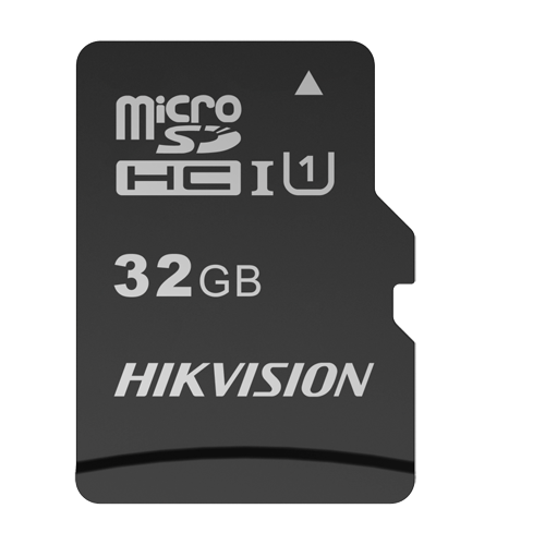 Hikvision Memory Card - Capacity 32 GB - Class 10 U1 - To 300 writing cycles - FAT32 - Ideal for mobiles, tablets, etc