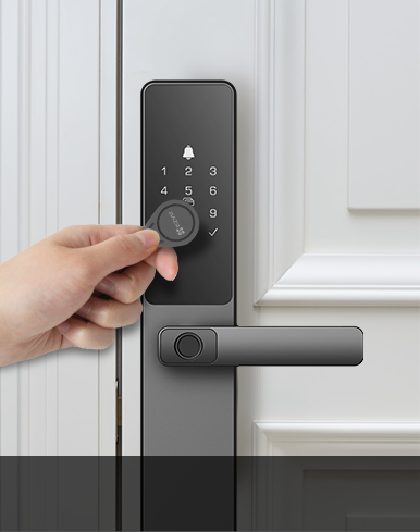 EZVIZ CS-DL05 Verrou à encastrer intelligent à empreintes digitales - Tag Mifare - Code - EZVIZ Apps / necessite menuiserie