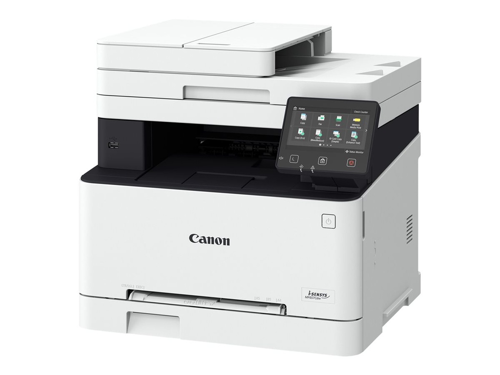 Canon i-SENSYS MF657Cdw - Imprimante multifonctions - couleur - laser - A4 - 21 ppm (copie/impression) - 250 feuilles - USB 2.0, Gigabit LAN, Wi-Fi(n), hôte USB