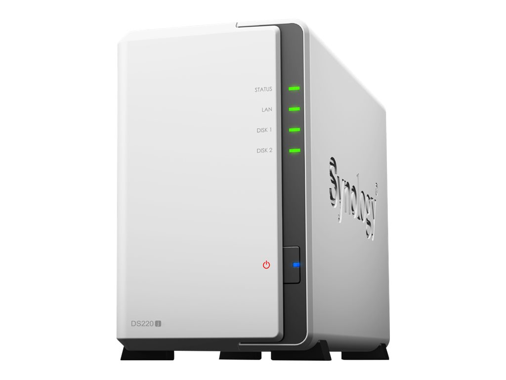 SYNOLOGY Disk Station DS223J NAS server 2x Baies SATA 2.5&quot; / 3.5&quot; RAID RAID 0, 1, JBOD USB-RJ45 10/100