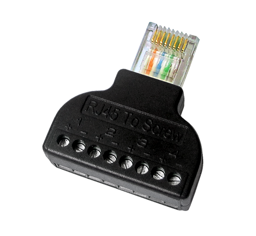 CON300-BLOCK Adaptateur de RJ45 au terminal Male
