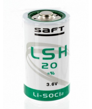 LSH20 Pile Lithium R20 SAFT (3.6 V 13 Ah) Industriel