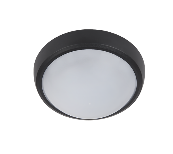 95BRLED6BL - LED LAMP Rond BRLED 6W BLACK IP54