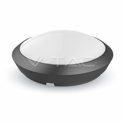 VT-8008 12W FULL Rond IP65 MICROWAVE SENSOR S 4500K BLACK BODY