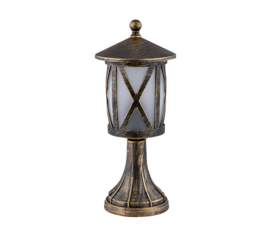 96104MF/AB - ERIK 104 LANTERN STAND 1XE27 ANTIQUES BRASS H370