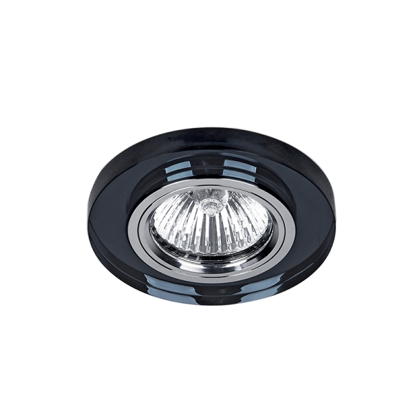 925777R/BK - CR-777R/BK SPOT Rond BLACK GLASS