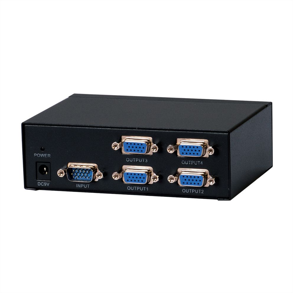 VALUE 14.99.3529 VGA Splitter, 4x Sorties