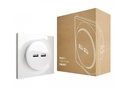 منفذ Fibaro Walli N USB Outlet FGWU-021 - مقبس حائط كلاسيكي متعدد الاستخدامات مزدوج USB (بدون أتمتة منزلية)