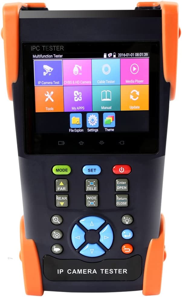 M-IPC-43B TFT 4,3 Moniteur de test HDTVI-AHD-IP-Analog