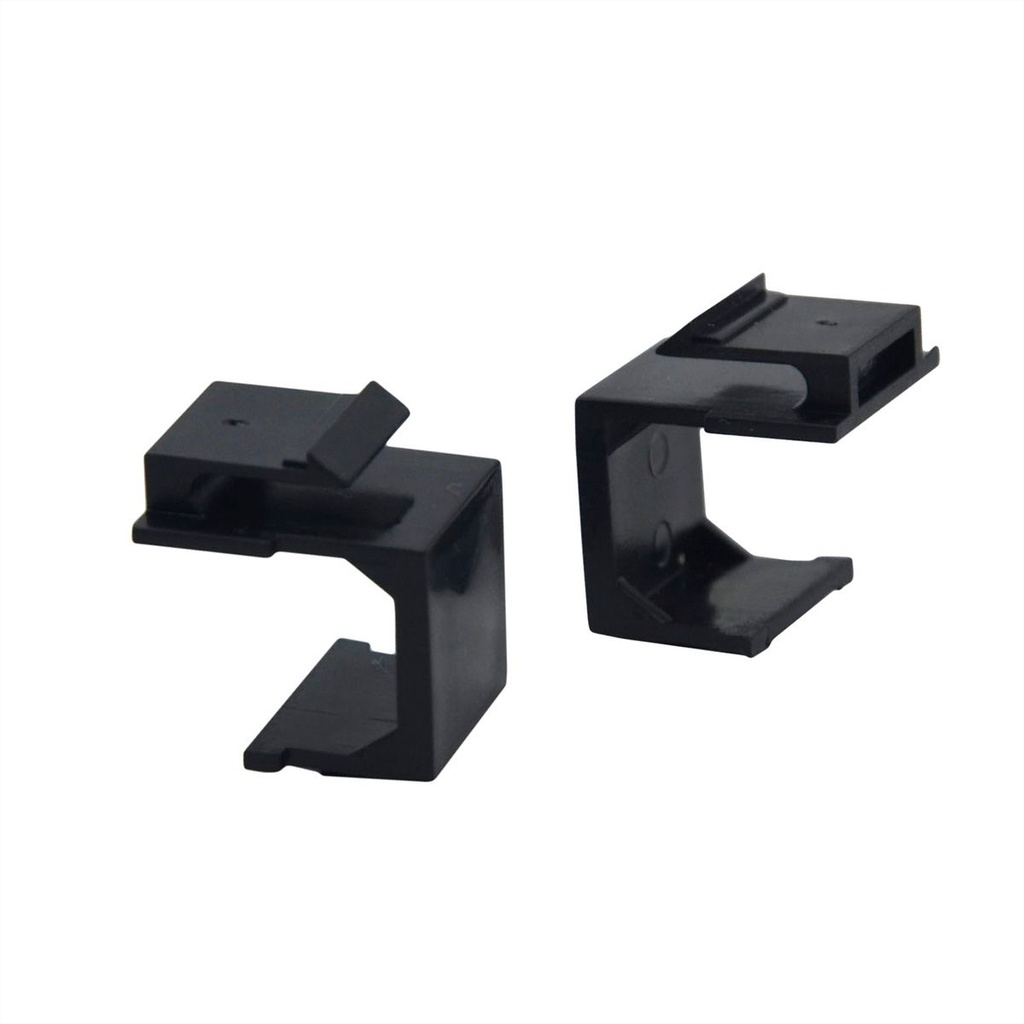 VALUE Keystone Socket Cover, 10pcs/set , black