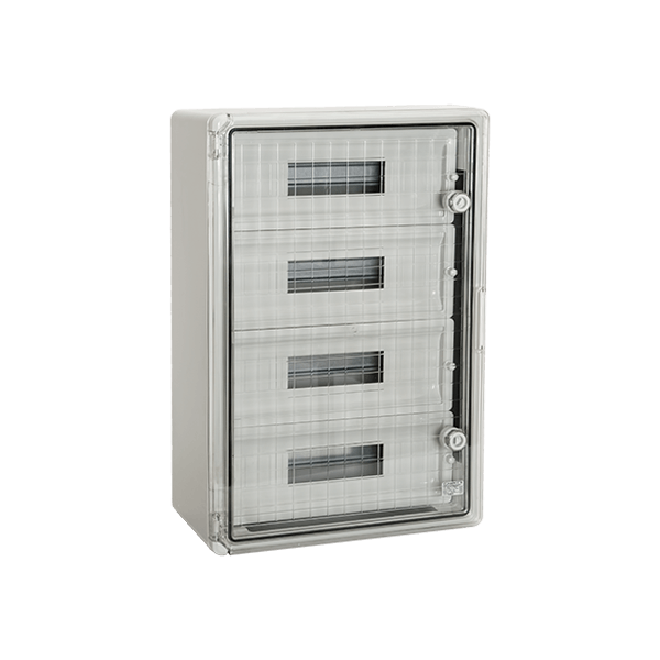 ELMARK Coffret ABS IP65 SURFACE AVEC COUVERT 60:Modules  5324060190