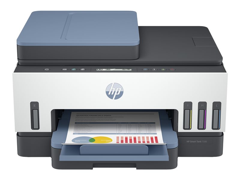HP Smart Tank 7306 All-in-One - Imprimante multifonctions - couleur - jet d'encre - rechargeable