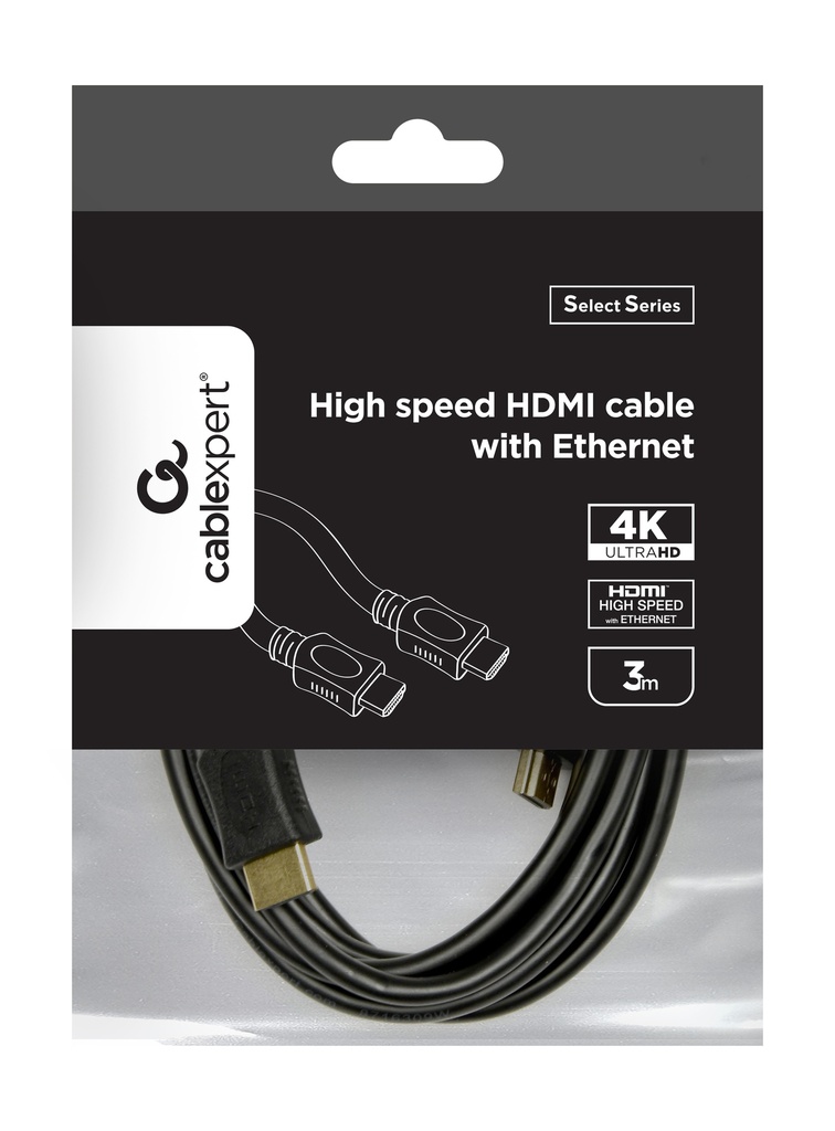 Gembird High speed HDMI cable with Ethernet  3 m