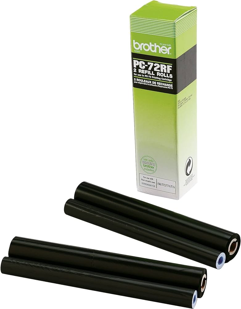 Ruban FAX Brother T70/72/74 Pack 2x Rubans