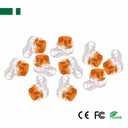 C-K1 (UY) Connecteur cables 0.4-0.7mm  à pression rapide avec Gel isolant  Pack 200Pcs