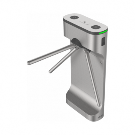 HIKVISION DS-K3G411BX-R/MQ-Dm55 Tourniquet tripode bidirectionnel (entrée/sortie) - avec 2x Lecteurs  MF/QR Code d'accès intégrée- Mouvement rotatif de la barrière  - Largeur d'accès 550 mm - Indicateur LED (copie)