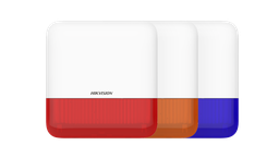 [DS-PS1-E-WE] Hikvision DS-PS1-E-WE(Orange/Rouge) sirène extérieure sans fil 110 décibels pour alarme Hikvision AX PRO