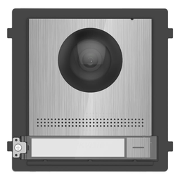 [DS-KD8003-IME2/S] Hikvision DS-KD8003-IME2/S Unité principale IP 2 fils - 1 bouton d'appel - Aluminium Brossé