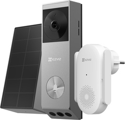 [CS-EP3X] Ezviz EP3X Pro 2K Sonnette vidéo WIFI - Connectée alimentée par batterie / Panneau Solaire  / EZVIZ Apps