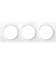 [FG-Wx-PP-0004] Plaque de finition Fibaro WALLI Triple- Blanc