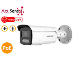 [DS-2CD2T47G2H-LISU/SL(2.8)] HIKVISION DS-2CD2T47G2H-LISU/SL(2.8mm) 4MP Bullet 2.8mm ColorVu Hybrid Light IA et Live Guard vision de nuit intelligente 60 mètres