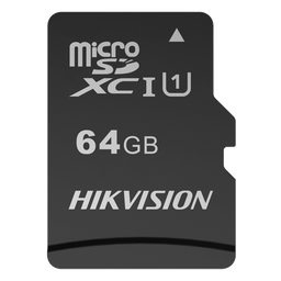 [MSD-64G] Hikvision - Carte Micro SD - 64GB de stockage - Interface SATA3 6 Gb/s - Plus de 300 cycles de lecture/écriture - La technologie NAND TLC offre un potentiel de capacité, de performance et de stabilité accrues