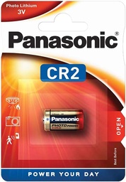 [BATT-CR2] Pile CR-2 - Voltage 3.0 V - Lithium - Capacité nominale 850 mAh