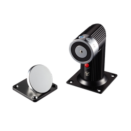 [YD-606] YD-606 Arrêt de porte de secours - Force de maintien jusqu'à 50Kg - Spécial pour une installation au sol - Bouton de fermeture manuelle - Convient pour portes simples et doubles - DC12/24V