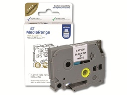 [TZE221] BROTHER/MEDIARANGE P-TOUCH TZE-221 noir sur blanc 9mm