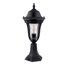 [96204MFBK] 96204MF/BK - MARK 204 LANTERN STAND 1XE27 BLACK H490