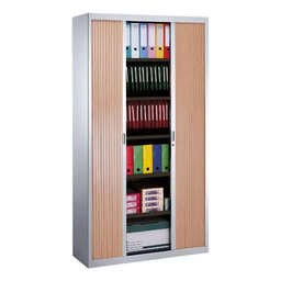 [MOB-RANG04] Armoire rideaux Aluminium GM GC-1912 H198xL120xP43 4Tablettes Made In France