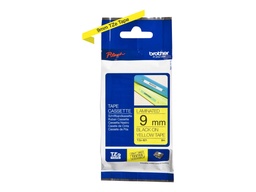 [TZE-621] BROTHER P-TOUCH TZE621 noir sur jaune  9mm / 8m
