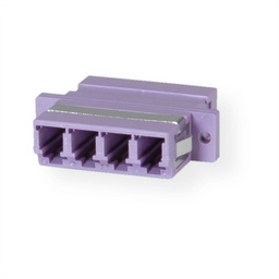 [21.99.0661] VALUE  Fibre Optic Adapter LC quadruple, OM4, PB