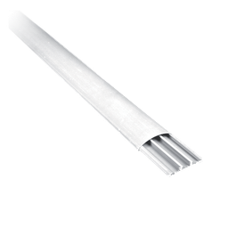 [PVC-52X12] GOULOTTE PVC SUR PLANCHER GRIS 50x12 Barre 2m