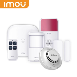 [ARC2000E-SW-IMOU] DAHUA ARC2000E-SW-IMOU KIT Alarm Security Kit 1 Alarm Hub(WiFi), 1 Detecteur De mouvement sans fil ,1 Detecteur d'ouverture,1 Sirene ,  1 RC
