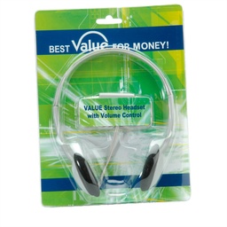 [CASQ-AUD01] VALUE 15.99.1316 Casque PC Fiche Audio 3.5 mm