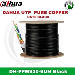 [PFM920-6U] Dahua PFM920-6U Câble UTP CAT6 extérieur de 305 m -  Gaine extérieure  en PEMD Noire