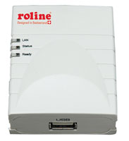 [25.15.6306] ROLINE 25.15.6306 :: ROLINE RPU-110P, USB 2.0 Print Server, 1x USB