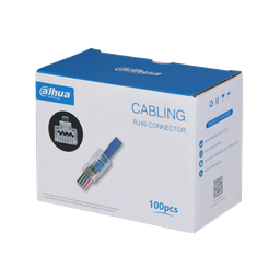 [PFM976-631-PT(100)] Dahua PFM976-631-PT - RJ45 UTP-CAT6  Connecteurs traversants Pour sertir/ Pack 100Pcs