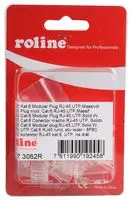 [12.01.1087] ROLINE 12.01.1087 Connecteur modulaire, RJ45 Mâle, , Cat5e (x10 PACK)
